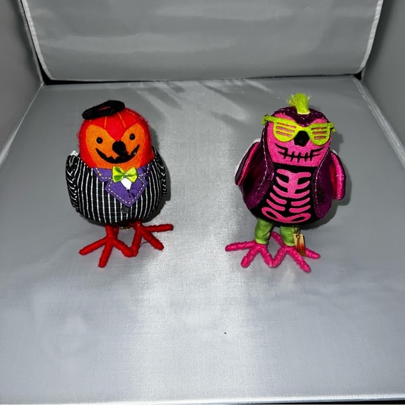 Target 2024 Hyde & EEK! Feathery Friends Halloween Bird SET OF 2  NEW tags - Picture 1 of 5